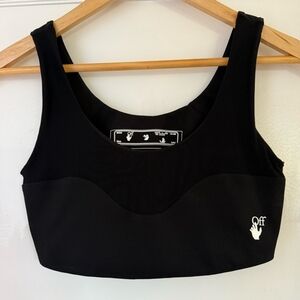 Off-White Black Crop Top